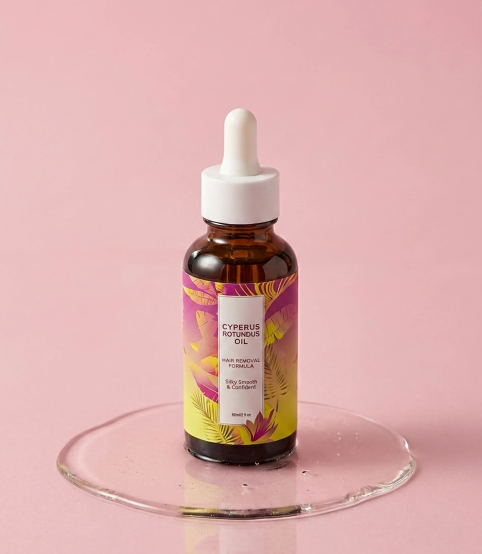 Cyperus Rotundus Hair Removal Oil – Natural Hair Growth Inhibitor